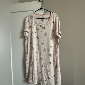 George Pink and Green Floral Nightshirt